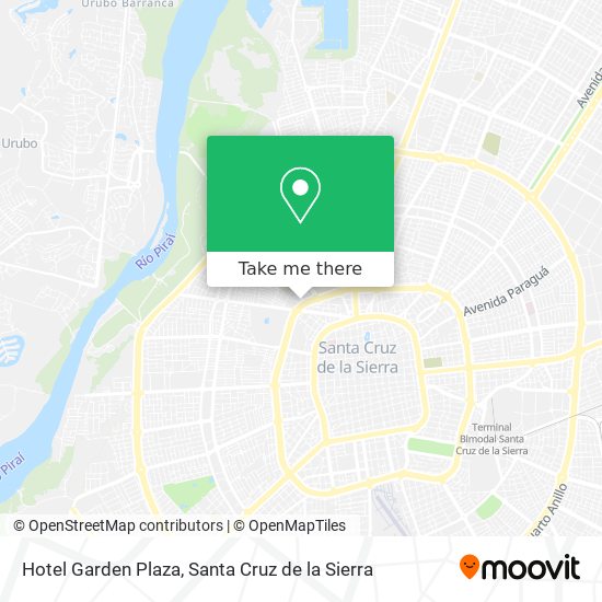 Hotel Garden Plaza map