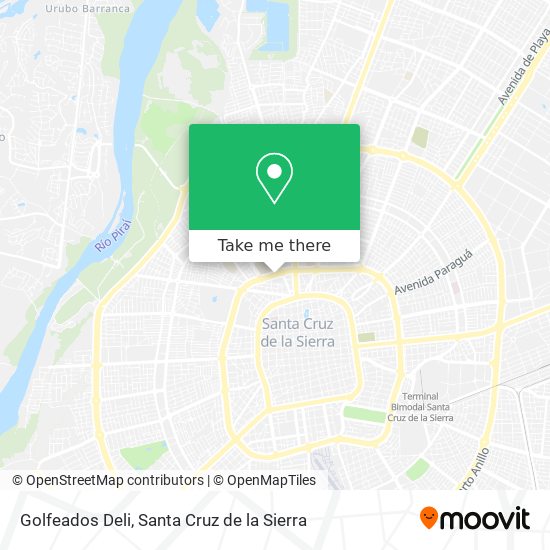 Golfeados Deli map