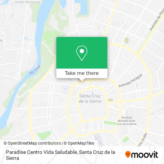 Paradise Centro Vida Saludable map