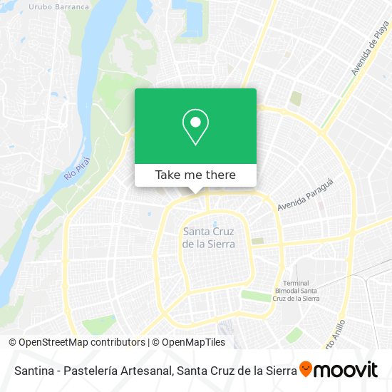 Santina - Pastelería Artesanal map
