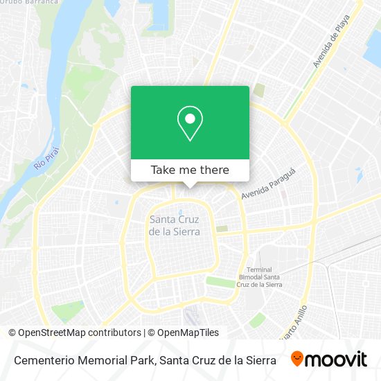 Cementerio Memorial Park map