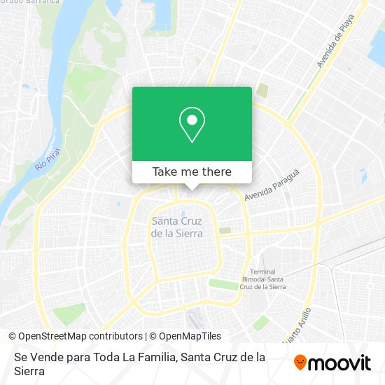 Se Vende para Toda La Familia map