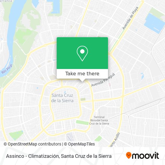 Assinco - Climatización map