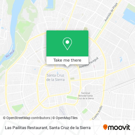 Las Pailitas Restaurant map