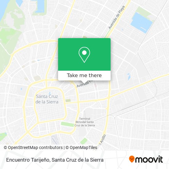 Encuentro Tarijeño map
