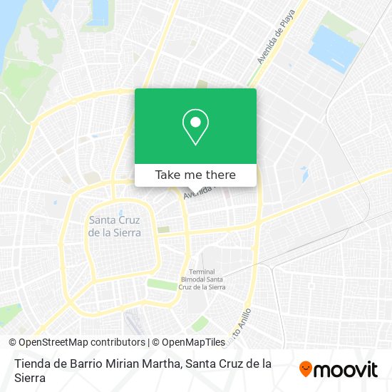 Mapa de Tienda de Barrio Mirian Martha