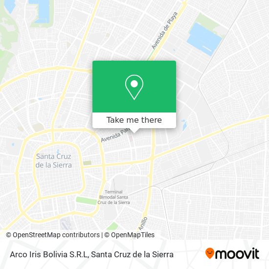 Arco Iris Bolivia S.R.L map