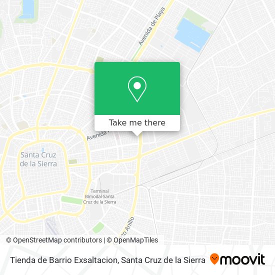 Mapa de Tienda de Barrio Exsaltacion