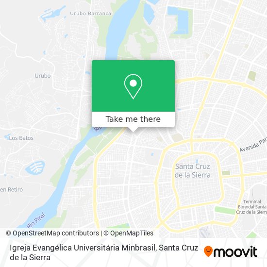 Mapa de Igreja Evangélica Universitária Minbrasil