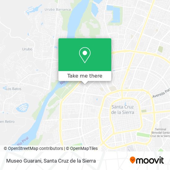 Museo Guarani map