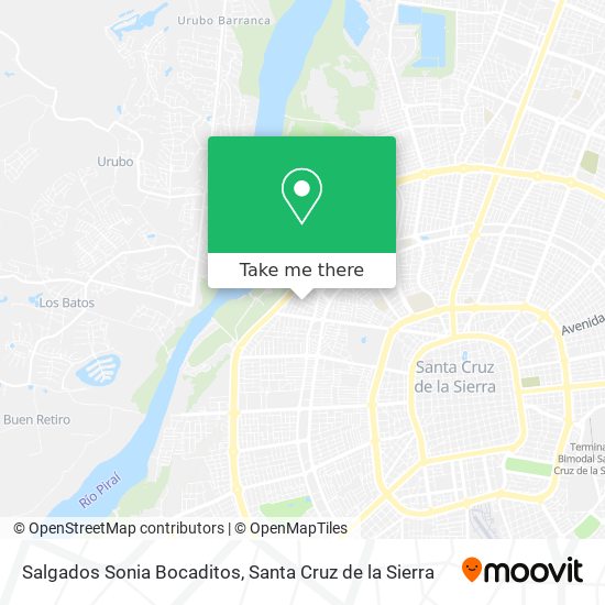 Salgados Sonia Bocaditos map