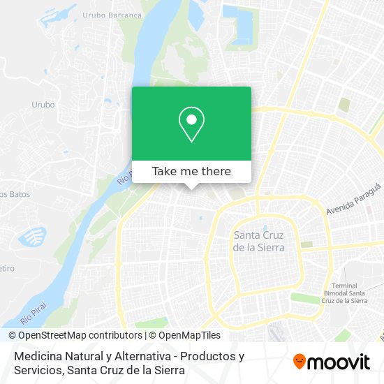 Medicina Natural y Alternativa - Productos y Servicios map