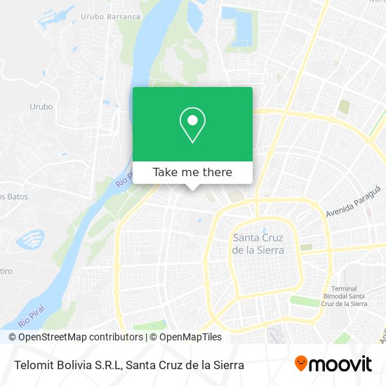 Telomit Bolivia S.R.L map