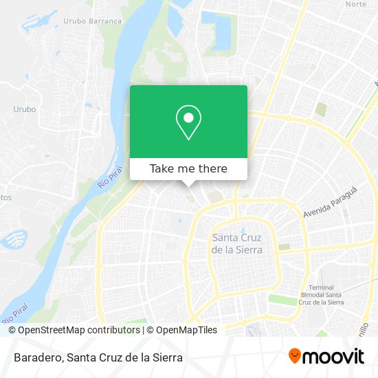 Baradero map
