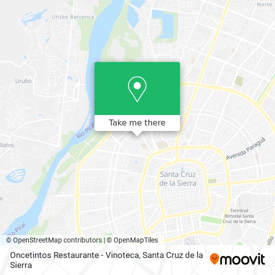 Oncetintos Restaurante - Vinoteca map