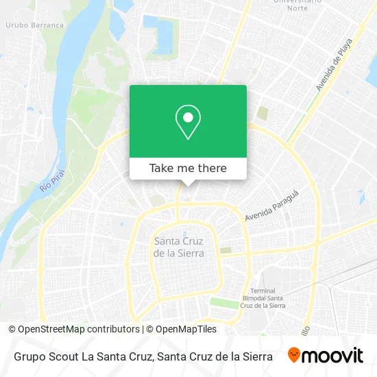 Mapa de Grupo Scout La Santa Cruz