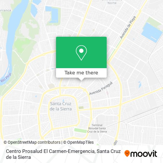 Centro Prosalud El Carmen-Emergencia map