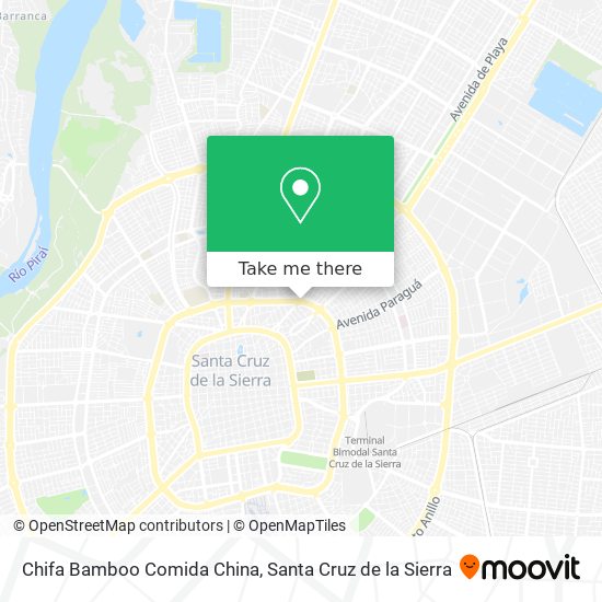 Chifa Bamboo Comida China map
