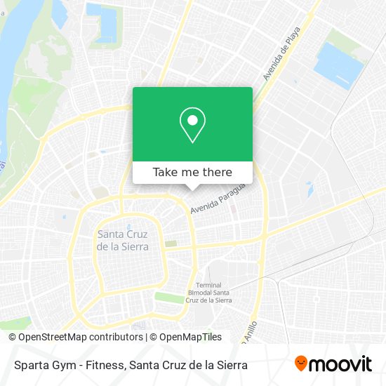 Mapa de Sparta Gym - Fitness