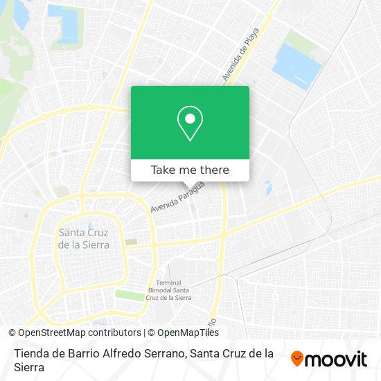 Mapa de Tienda de Barrio Alfredo Serrano