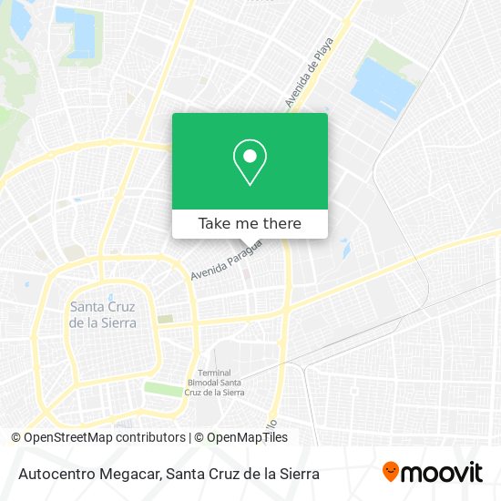Autocentro Megacar map