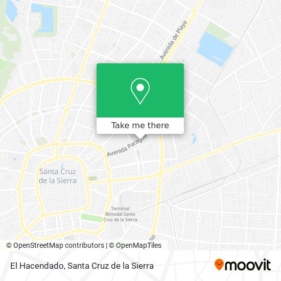 El Hacendado map