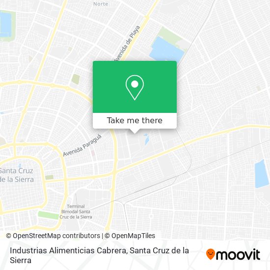 Industrias Alimenticias Cabrera map