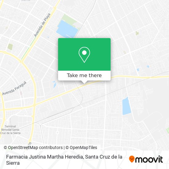 Farmacia Justina Martha Heredia map