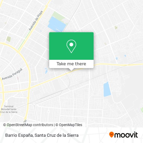 Mapa de Barrio España