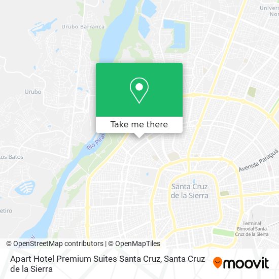 Apart Hotel Premium Suites Santa Cruz map