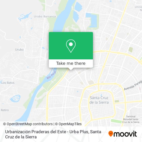 Mapa de Urbanización Praderas del Este - Urba Plus