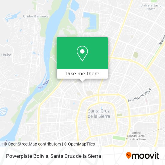 Powerplate Bolivia map