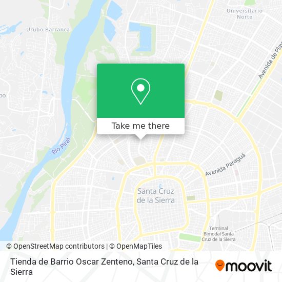 Tienda de Barrio Oscar Zenteno map