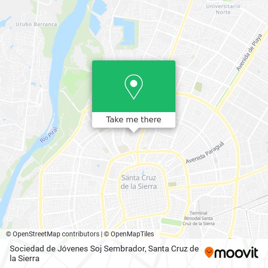 Sociedad de Jóvenes Soj Sembrador map