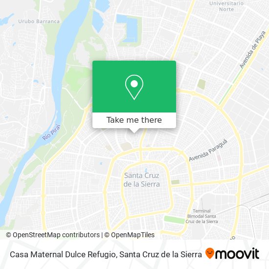 Casa Maternal Dulce Refugio map