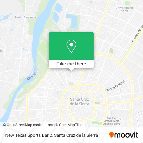 Mapa de New Texas Sports Bar 2