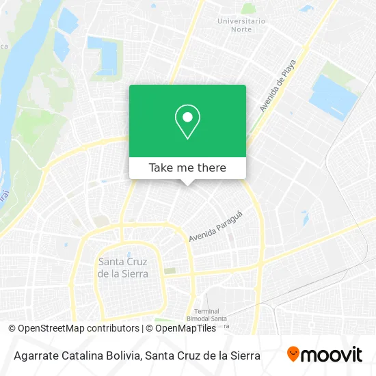 Mapa de Agarrate Catalina Bolivia