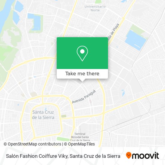 Salón Fashion Coiffure Viky map