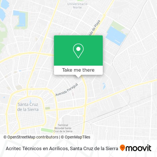 Mapa de Acritec Técnicos en Acrílicos