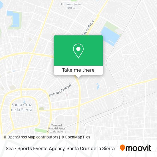 Sea - Sports Events Agency map