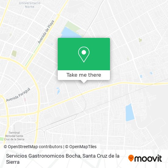 Servicios Gastronomicos Bocha map