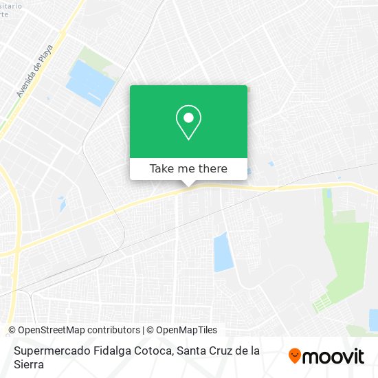Supermercado Fidalga Cotoca map