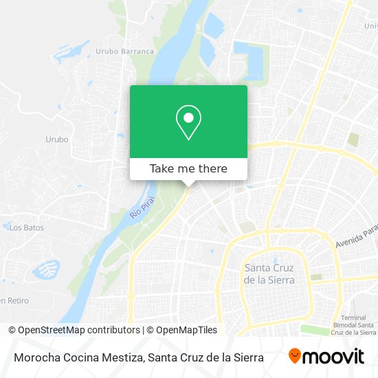 Morocha Cocina Mestiza map