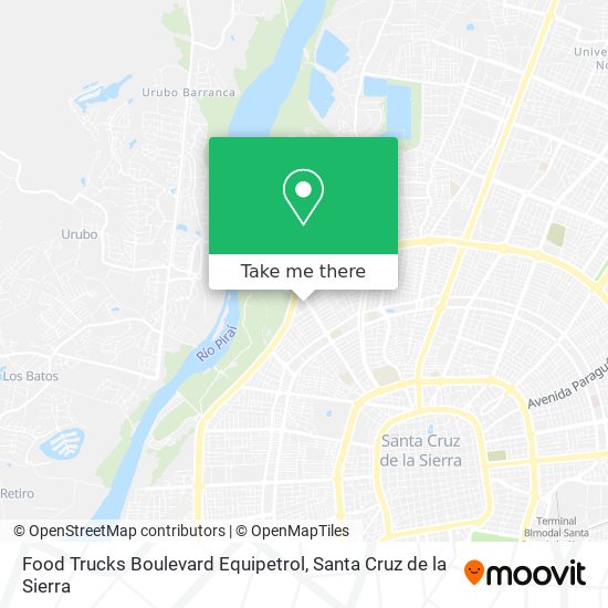 Food Trucks Boulevard Equipetrol map