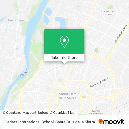 Caritas International School map