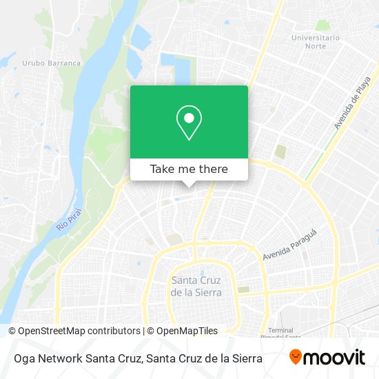 Oga Network Santa Cruz map