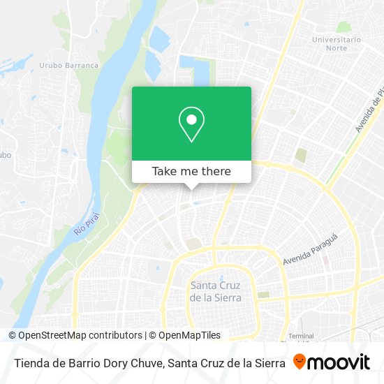 Tienda de Barrio Dory Chuve map