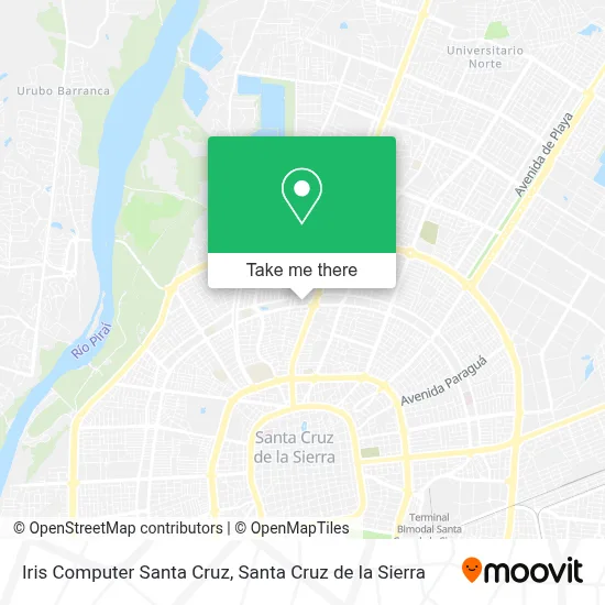 Iris Computer Santa Cruz map