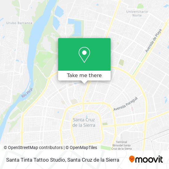 Santa Tinta Tattoo Studio map