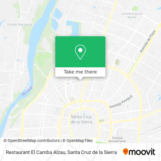 Mapa de Restaurant El Camba Alzau